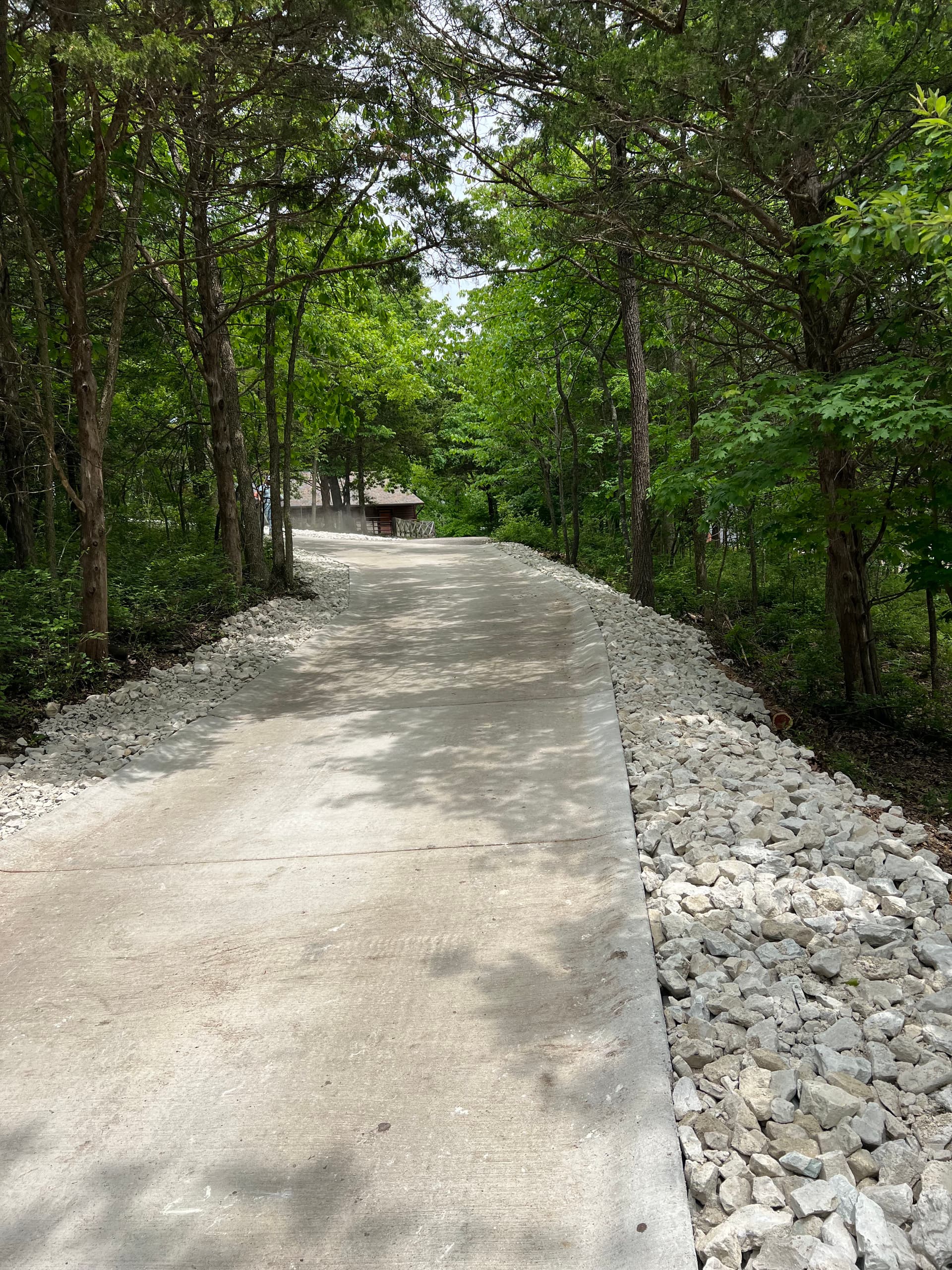 Gallery photos for Steep Driveway Erosion Fixed With Regrading and Large Stone: Image #4