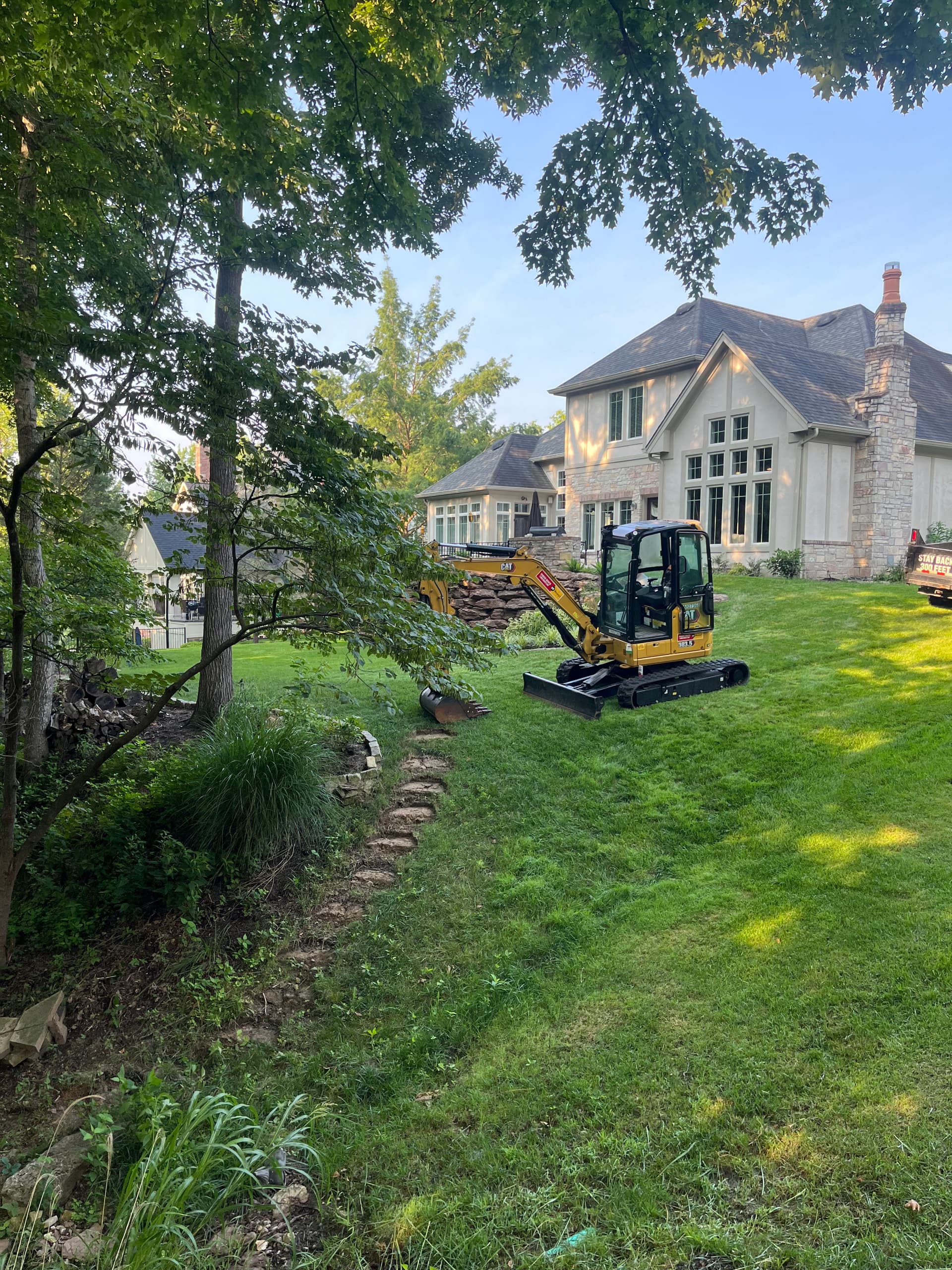 Hillside Path Gets Natural Stone Steps and Flagstone Landings