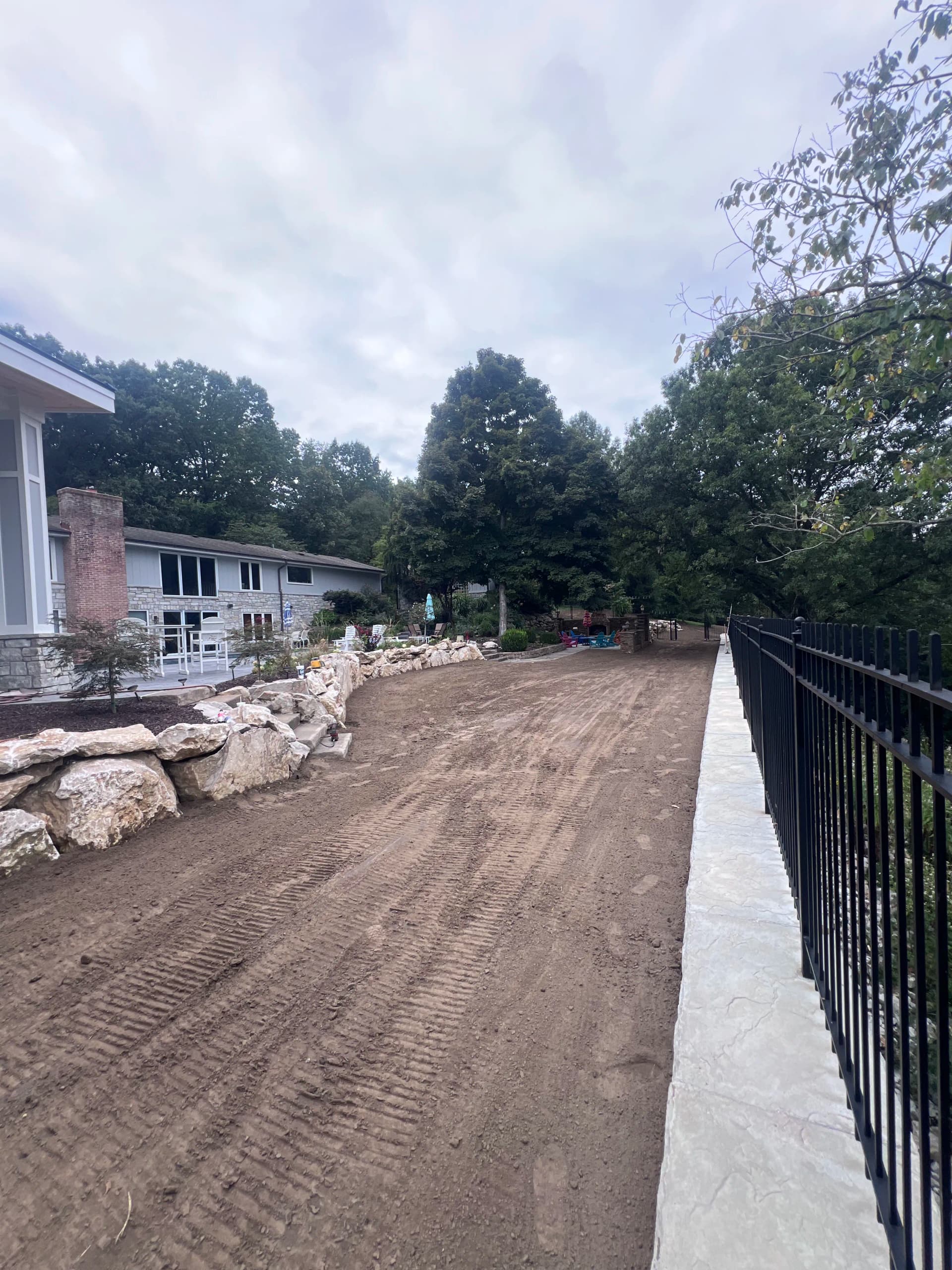 Soil Conditioning, Topsoil, and Precision Grading for a Lawn-Ready Site image